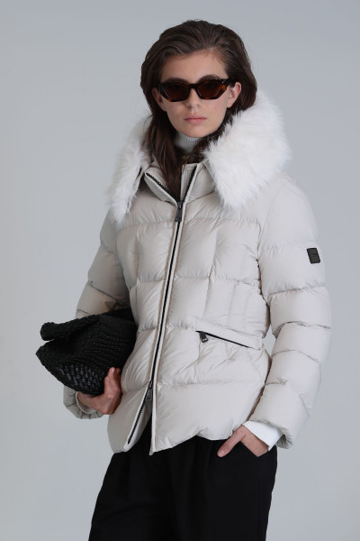 Klemantın Kaztüyü Kadın Mont - Ekru 122120027 Klemantın Kaztüyü Kadın Mont - Ekru 122120027