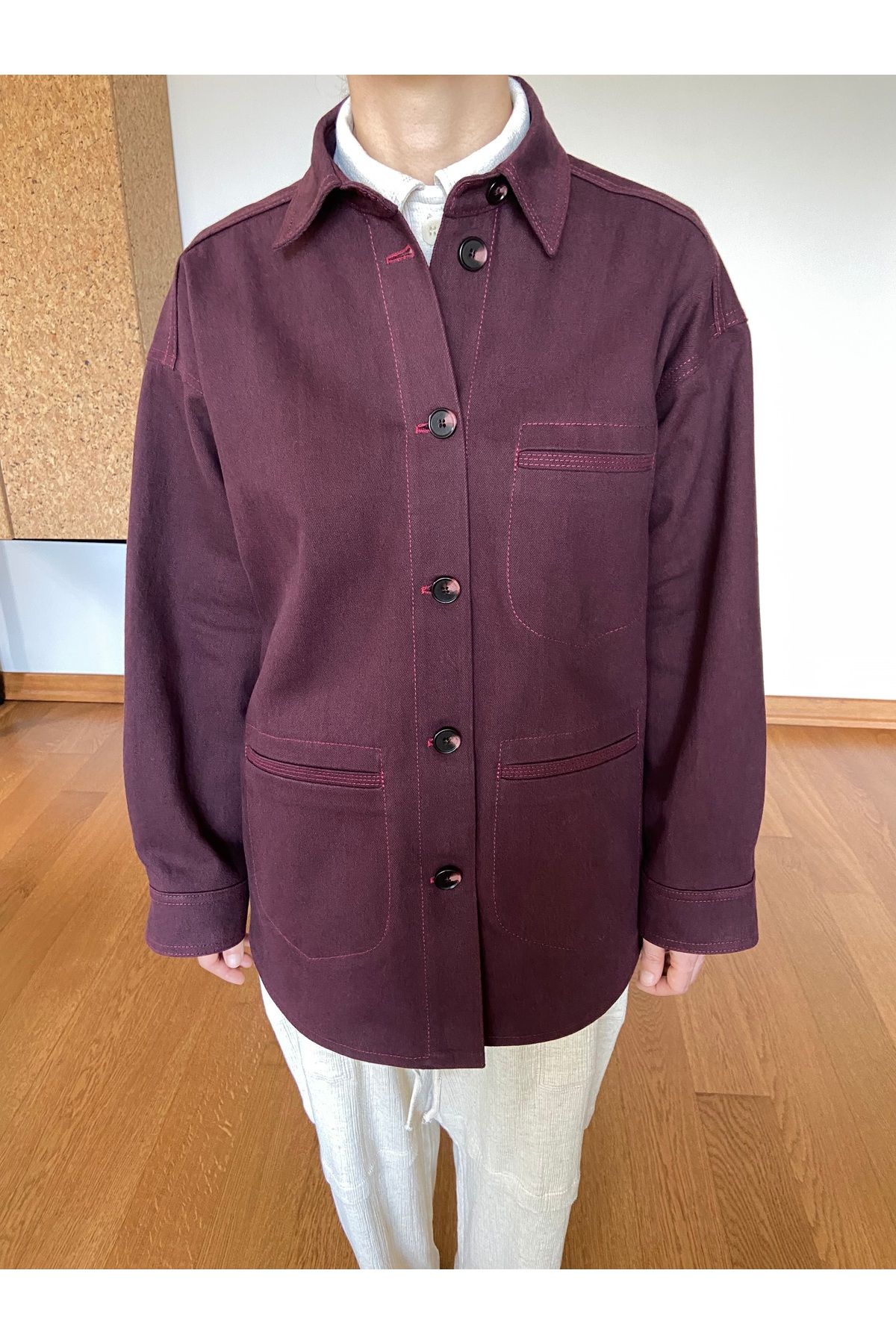 Oversize kot ceket Oversize kot ceket
