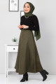 Süet Mevlana Etek Tsd0036 Haki Süet Mevlana Etek Tsd0036 Haki