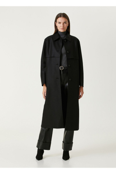 Siyah Yün Palto Beden: 44 Siyah Yün Palto Beden: 44