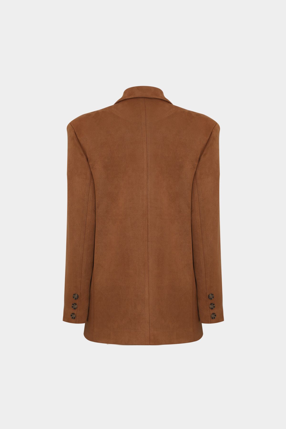 Premium Oversize Çift Düğme Blazer Kadın Süet Ceket Premium Oversize Çift Düğme Blazer Kadın Süet Ceket