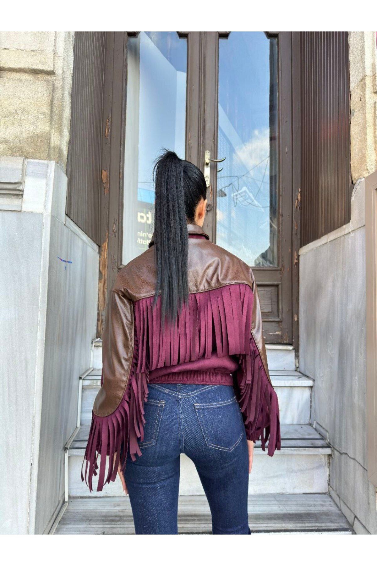 TREND PÜSKÜLLÜ SÜET DERİ CEKET TREND PÜSKÜLLÜ SÜET DERİ CEKET