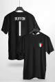 Gianluigi Buffon 1 Forma tasarım Baskılı Siyah T-shirt