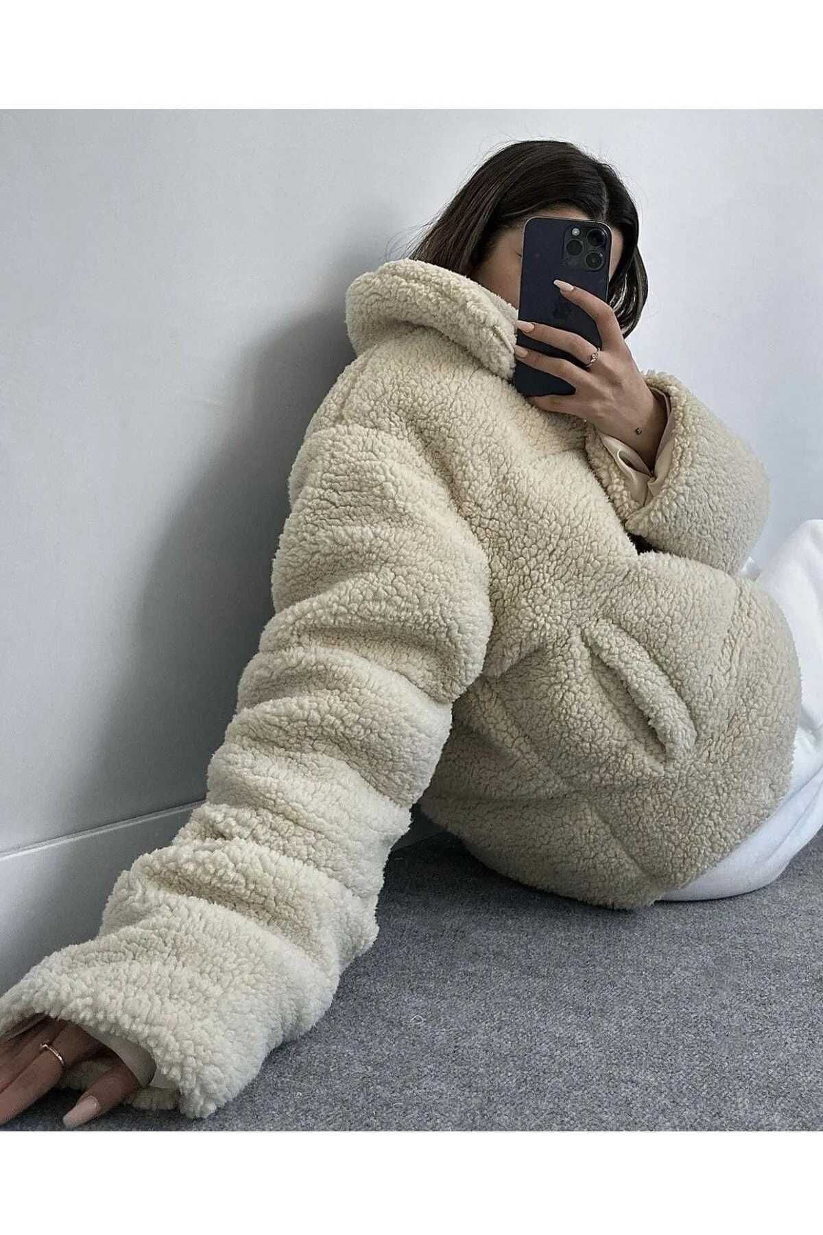 Peluş Yumuşak Kumaş Kabartma Mont Peluş Yumuşak Kumaş Kabartma Mont