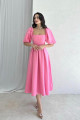 MATMAZEL UZUN BOY ELBİSE PEMBE MATMAZEL UZUN BOY ELBİSE PEMBE