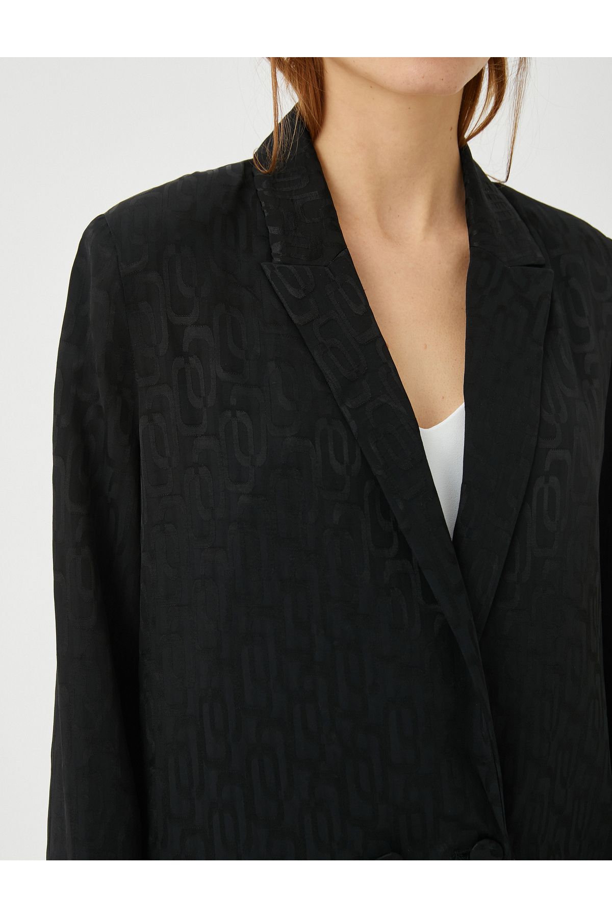 Oversize Kruvaze Blazer Ceket Oversize Kruvaze Blazer Ceket