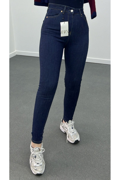ZR Dark Blue Süper Likralı Toparlayıcı Skinny Jeans ZR Dark Blue Süper Likralı Toparlayıcı Skinny Jeans