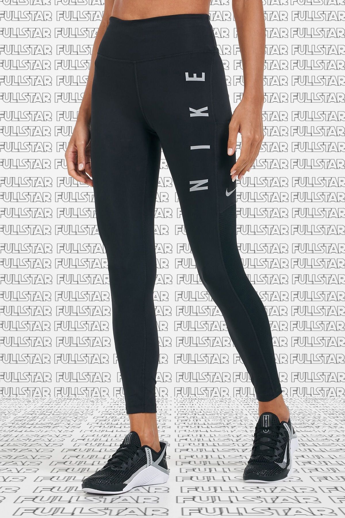 Epic Fast Run Division Running Leggings Toparlayıcı Siyah Kadın Tayt