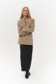 Seljord Yaka Detaylı Taupe Blazer Seljord Yaka Detaylı Taupe Blazer