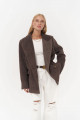 Seljord Yaka Detaylı Kahve Blazer Seljord Yaka Detaylı Kahve Blazer