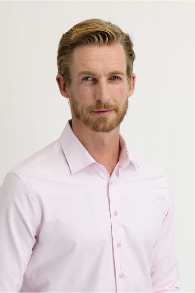 Uzun Kol Slim Fit Dar Kesim Desenli Gömlek Uzun Kol Slim Fit Dar Kesim Desenli Gömlek