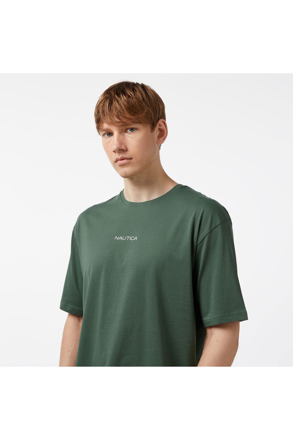 Erkek Yeşil Oversize T-shirt