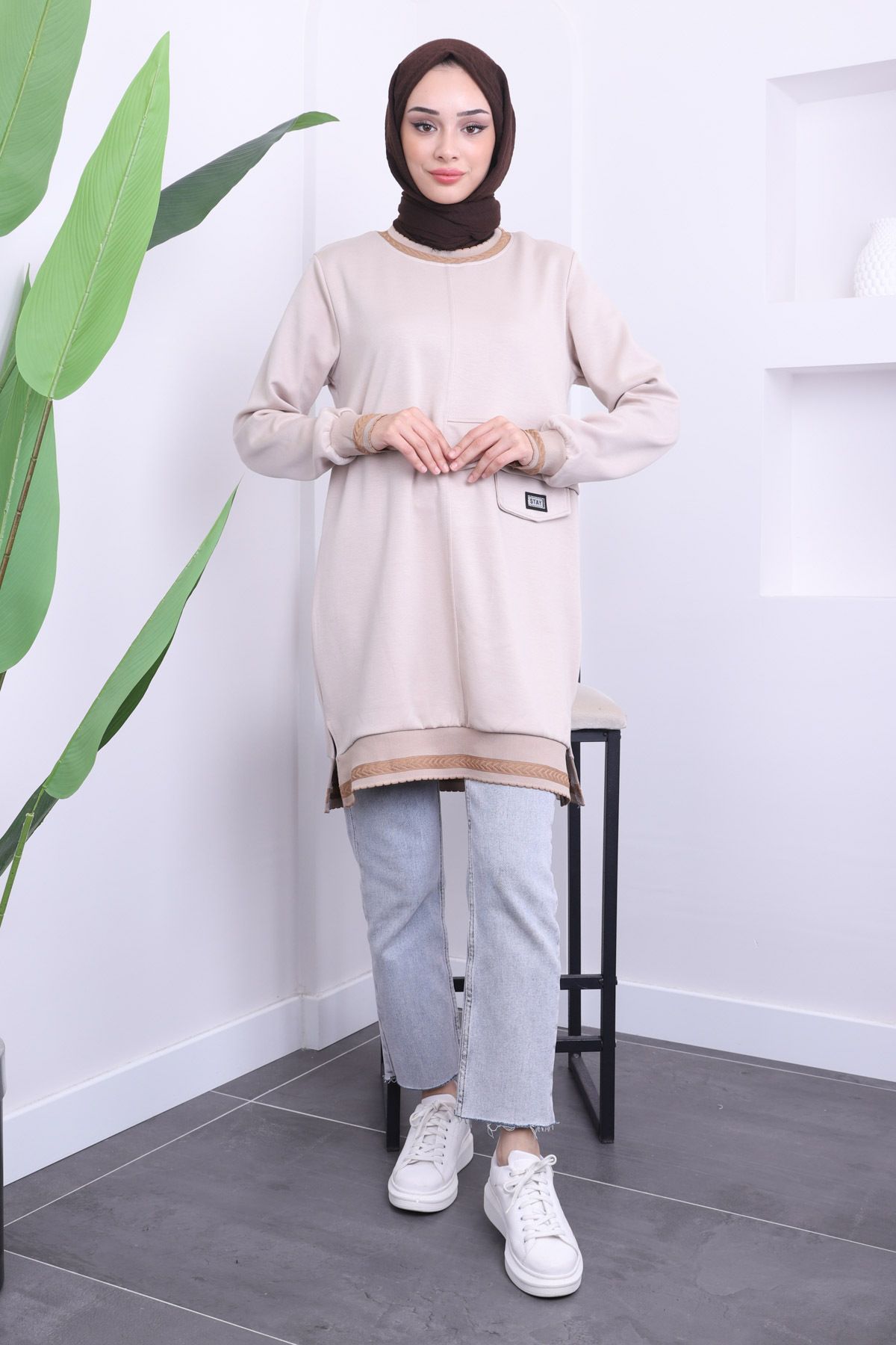 Taş Oys Ribanalı Tunik Taş Oys Ribanalı Tunik