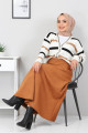 Süet Mevlana Etek Tsd0036 Taba Süet Mevlana Etek Tsd0036 Taba