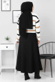 Süet Mevlana Etek Tsd0036 Siyah Süet Mevlana Etek Tsd0036 Siyah