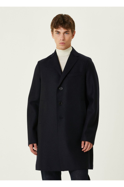 Lacivert Yün Palto Beden: 48 Lacivert Yün Palto Beden: 48