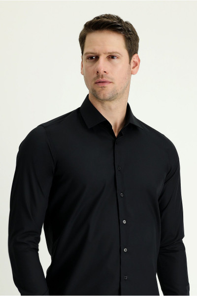 Uzun Kol Slim Fit Dar Kesim Non Iron Klasik Pamuklu Gömlek Uzun Kol Slim Fit Dar Kesim Non Iron Klasik Pamuklu Gömlek