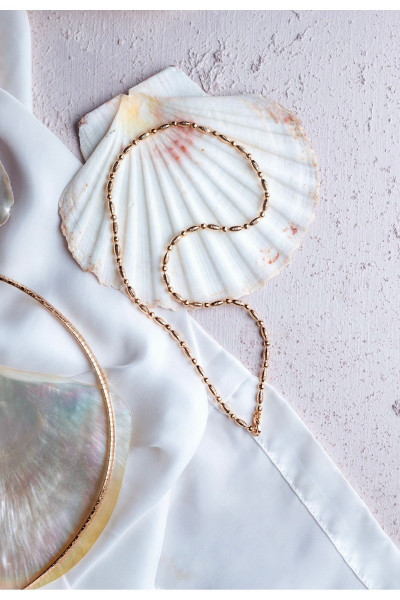 Rose gold yatay dorika kolye Rose gold yatay dorika kolye