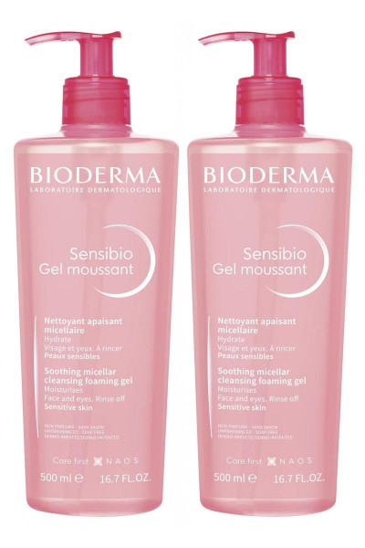 Hassas Ciltler Için Temizleyici Jel - Sensibio Foaming Gel 500 ml 2 Adet Hassas Ciltler Için Temizleyici Jel - Sensibio Foaming Gel 500 ml 2 Adet