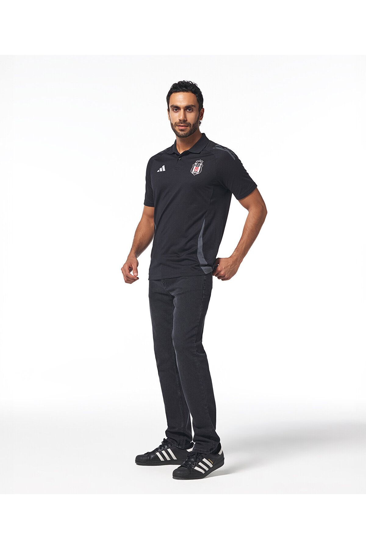 Adidas Beşiktaş Siyah Polo T-shırt 24-25 Ij8344