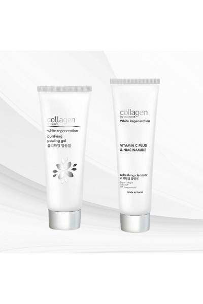 White Regeneration Temizleyici 125 ml - Peeling Jeli 100 gr 2li Set White Regeneration Temizleyici 125 ml - Peeling Jeli 100 gr 2li Set