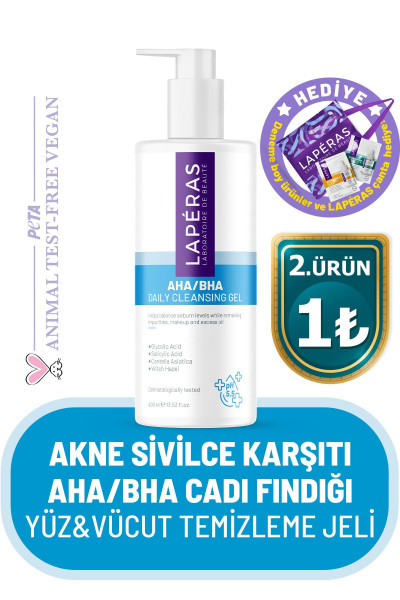 Sivilce Karşıtı Salisilik Asit Aha/bha Cadı Fındığı Yüz Vücut Vegan Temizleme Jeli 400ml Sivilce Karşıtı Salisilik Asit Aha/bha Cadı Fındığı Yüz Vücut Vegan Temizleme Jeli 400ml
