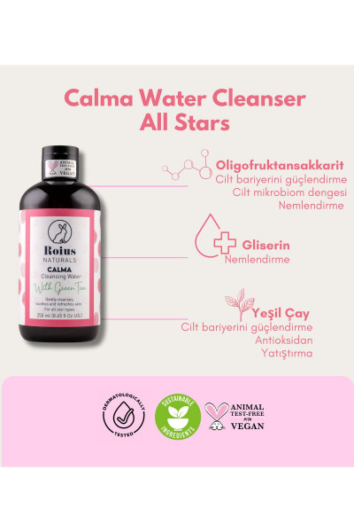 Calma Cleansing Water Hassas Ve Kuru Ciltler Için Yüz Temizleme Suyu Calma Cleansing Water Hassas Ve Kuru Ciltler Için Yüz Temizleme Suyu
