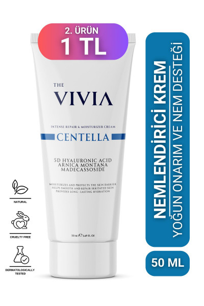 Yoğun Onarıcı Ve Nemlendirici Bariyer Koruyucu Cica Krem Madecassoside, Hyaluronik Asit 50 ml Yoğun Onarıcı Ve Nemlendirici Bariyer Koruyucu Cica Krem Madecassoside, Hyaluronik Asit 50 ml