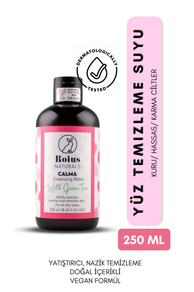 Calma Cleansing Water Hassas Ve Kuru Ciltler Için Yüz Temizleme Suyu Calma Cleansing Water Hassas Ve Kuru Ciltler Için Yüz Temizleme Suyu