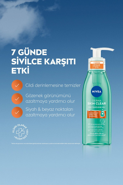 Derma Skin Sivilce Karşıtı Yüz Temizleme Jeli 150ml ve Nemlendirici Böğürtlen Dudak Bakım Kremi 4,8g Derma Skin Sivilce Karşıtı Yüz Temizleme Jeli 150ml ve Nemlendirici Böğürtlen Dudak Bakım Kremi 4,8g