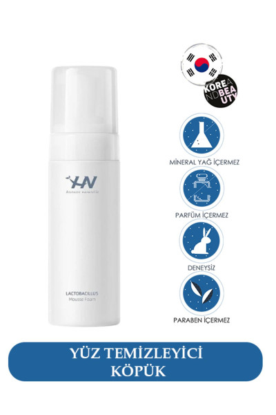 Hn Lactobacillus Mousse Foam 150 ml - Prebiyotik Ve Probiyotikler Içeren Yüz Yıkama Köpüğü Hn Lactobacillus Mousse Foam 150 ml - Prebiyotik Ve Probiyotikler Içeren Yüz Yıkama Köpüğü
