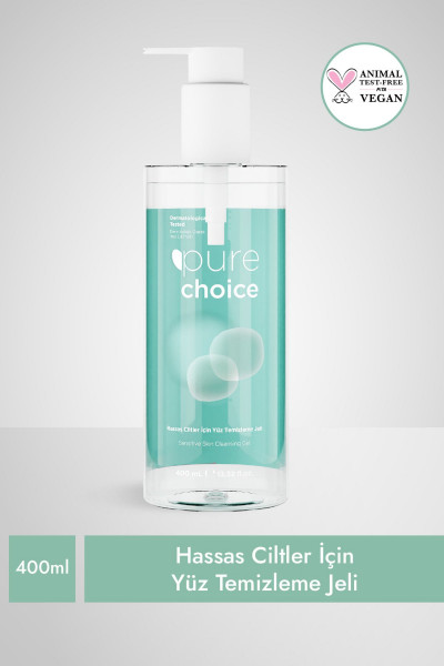 Hassas Ciltler Için Yüz Temizleme Jeli 400 ml Hassas Ciltler Için Yüz Temizleme Jeli 400 ml