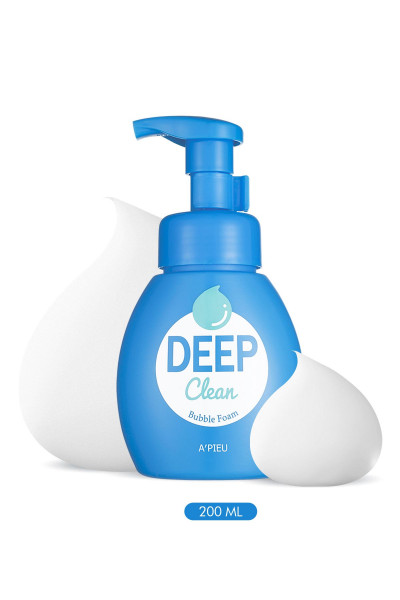 Soda ve Karbonat İçeren  Nemlendirici Etkili Temizleme Köpüğü 200ml A'PIEU Deep Clean Bubble Soda ve Karbonat İçeren  Nemlendirici Etkili Temizleme Köpüğü 200ml A'PIEU Deep Clean Bubble