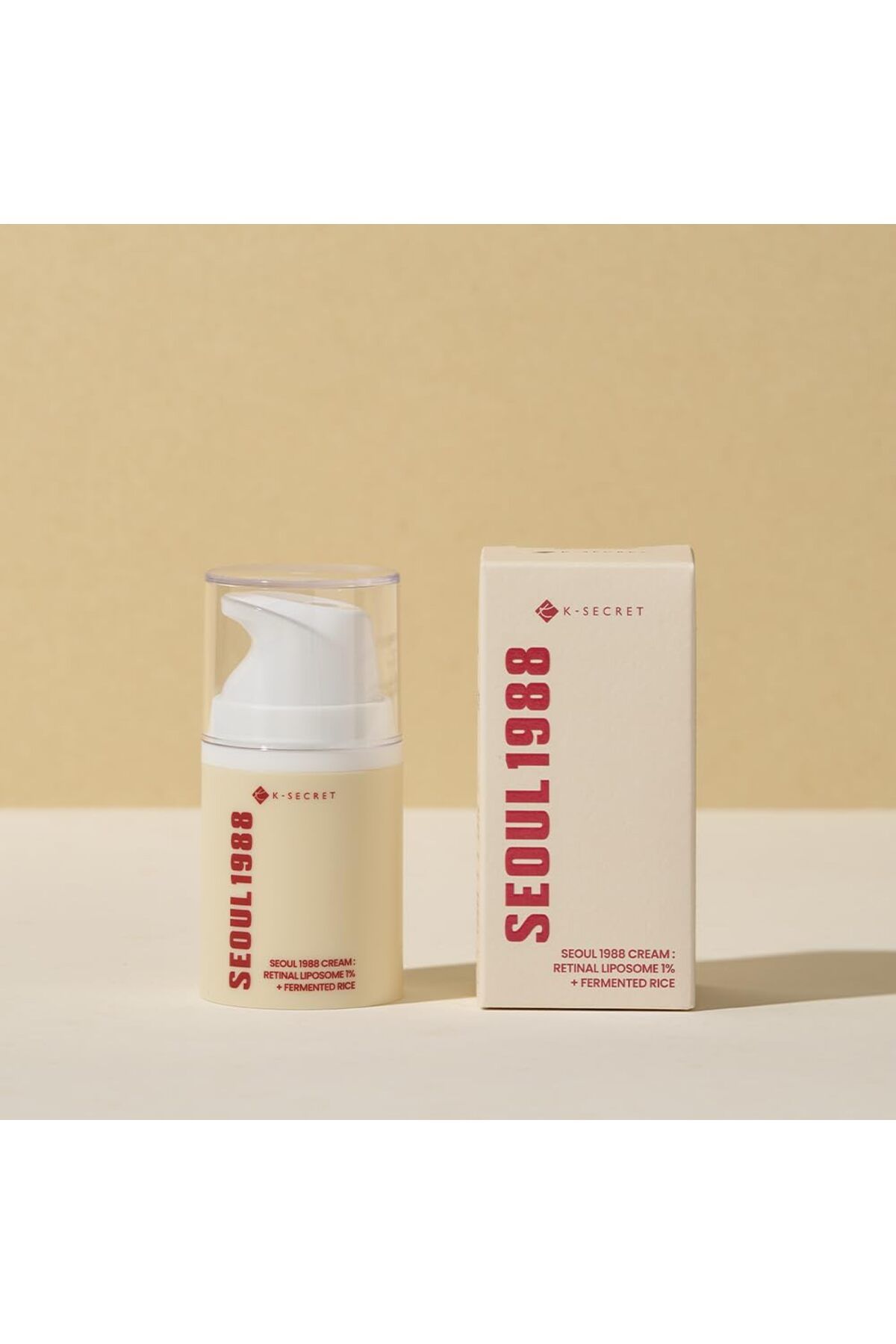 SEOUL 1988 CREAM : Retinal Liposome 1% + Fermented Rice, 50ml