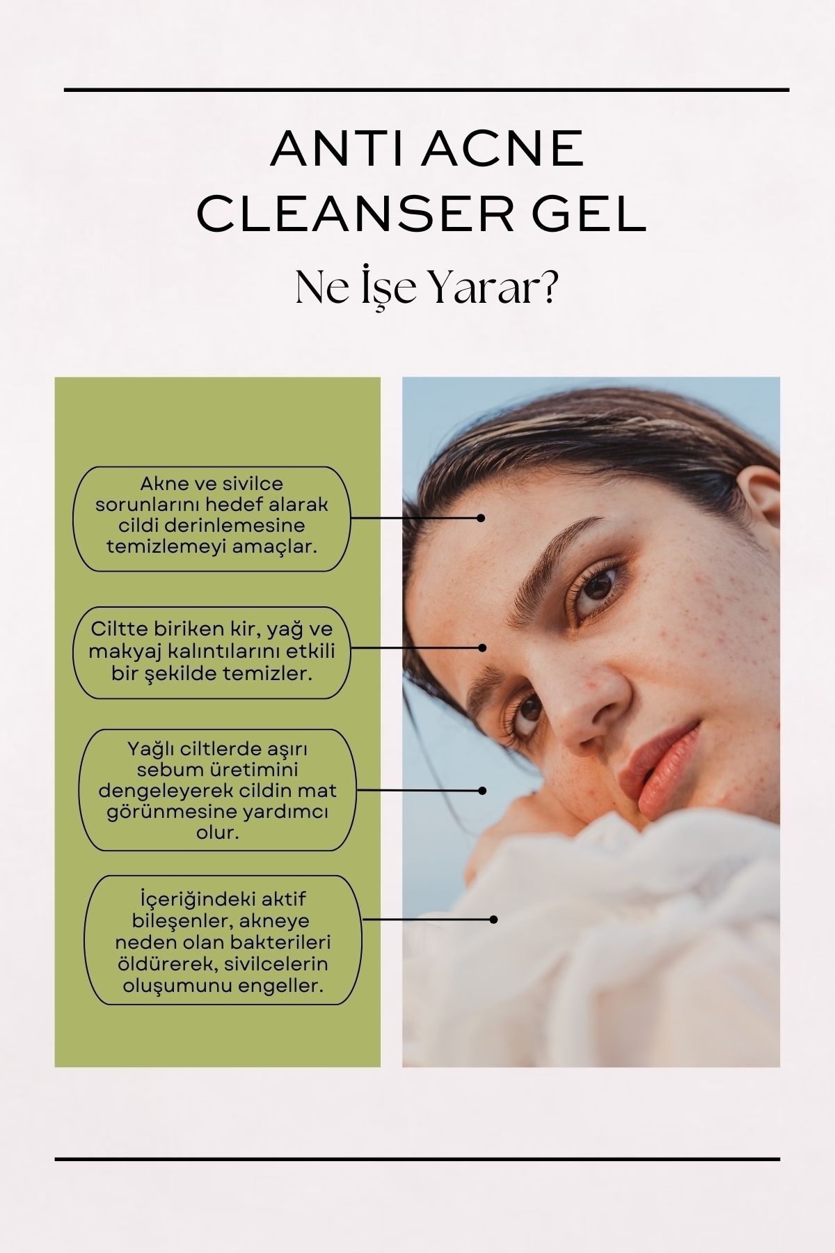 Anti-acne Cleanser Gel | Yağlı, Akneli Ve Karma Ciltler Için Salisilik Asitli Yıkama Jeli