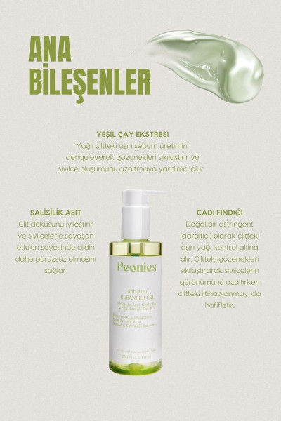 Anti-acne Cleanser Gel | Yağlı, Akneli Ve Karma Ciltler Için Salisilik Asitli Yıkama Jeli Anti-acne Cleanser Gel | Yağlı, Akneli Ve Karma Ciltler Için Salisilik Asitli Yıkama Jeli