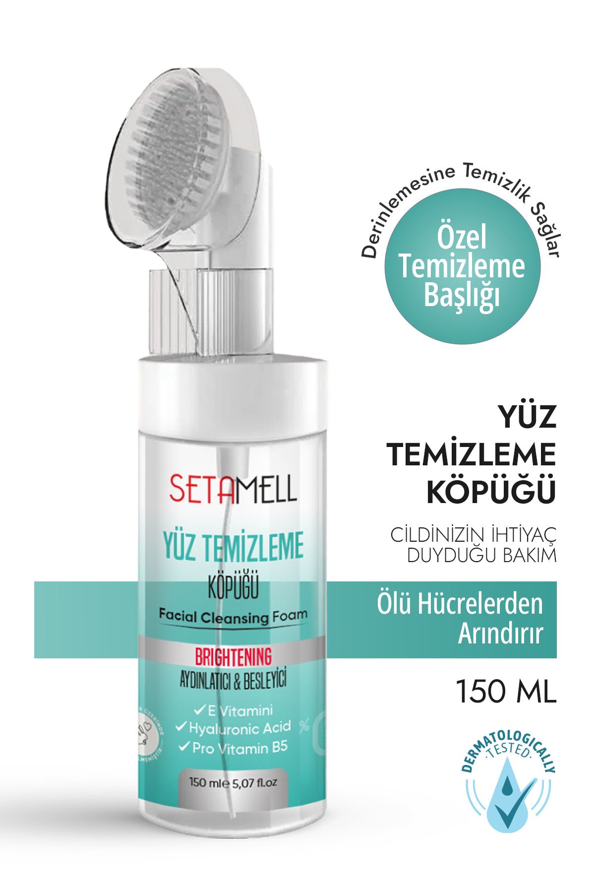 Slikon Başlıklı Siyah Nokta Ve Karşıtı Yüz Temizleme Köpüğü 150 ml