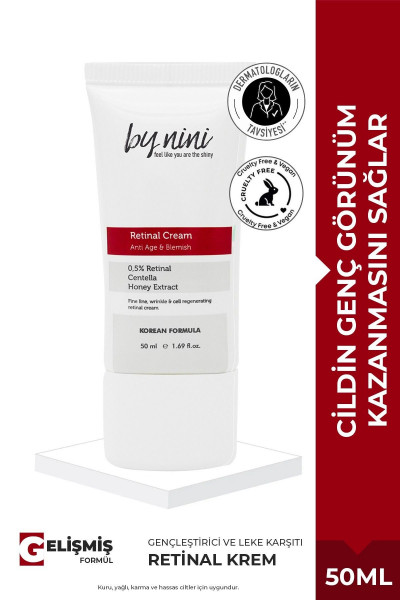 Yaşlanma ve Kırışıklık Karşıtı Retinal Krem 50 ML Yaşlanma ve Kırışıklık Karşıtı Retinal Krem 50 ML