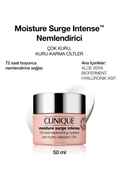 Moisture Surge™ Intense 72 Saat Nem Koruma Teknolojili Yoğun Nemlendirici Yüz Kremi 50 ml Moisture Surge™ Intense 72 Saat Nem Koruma Teknolojili Yoğun Nemlendirici Yüz Kremi 50 ml