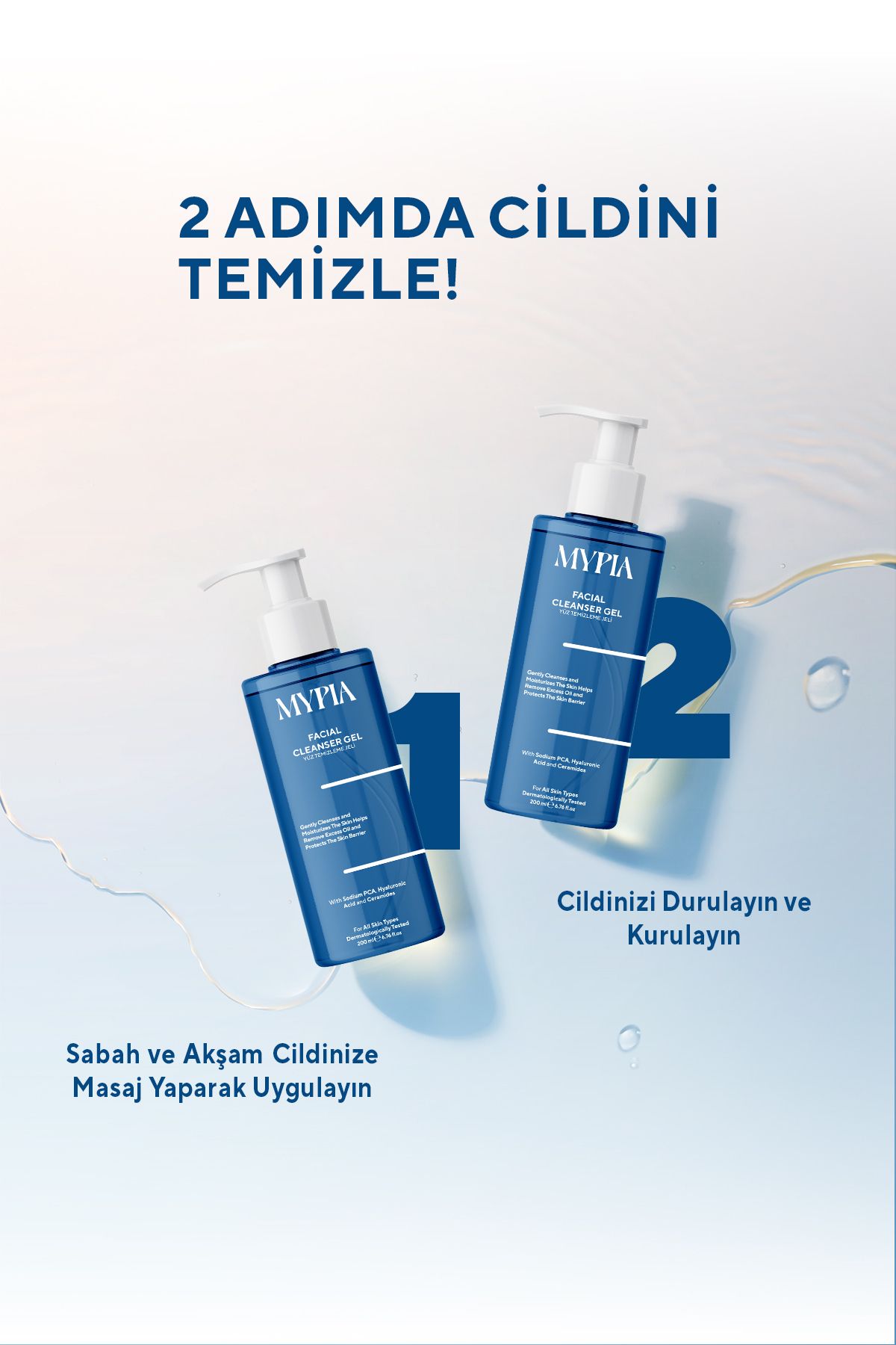 Aydınlatıcı ve Siyah Nokta Karşıtı Ceramide Etkili Tüm Cilt Tiplerine Uygun Yüz Yıkama Jeli 200 ml