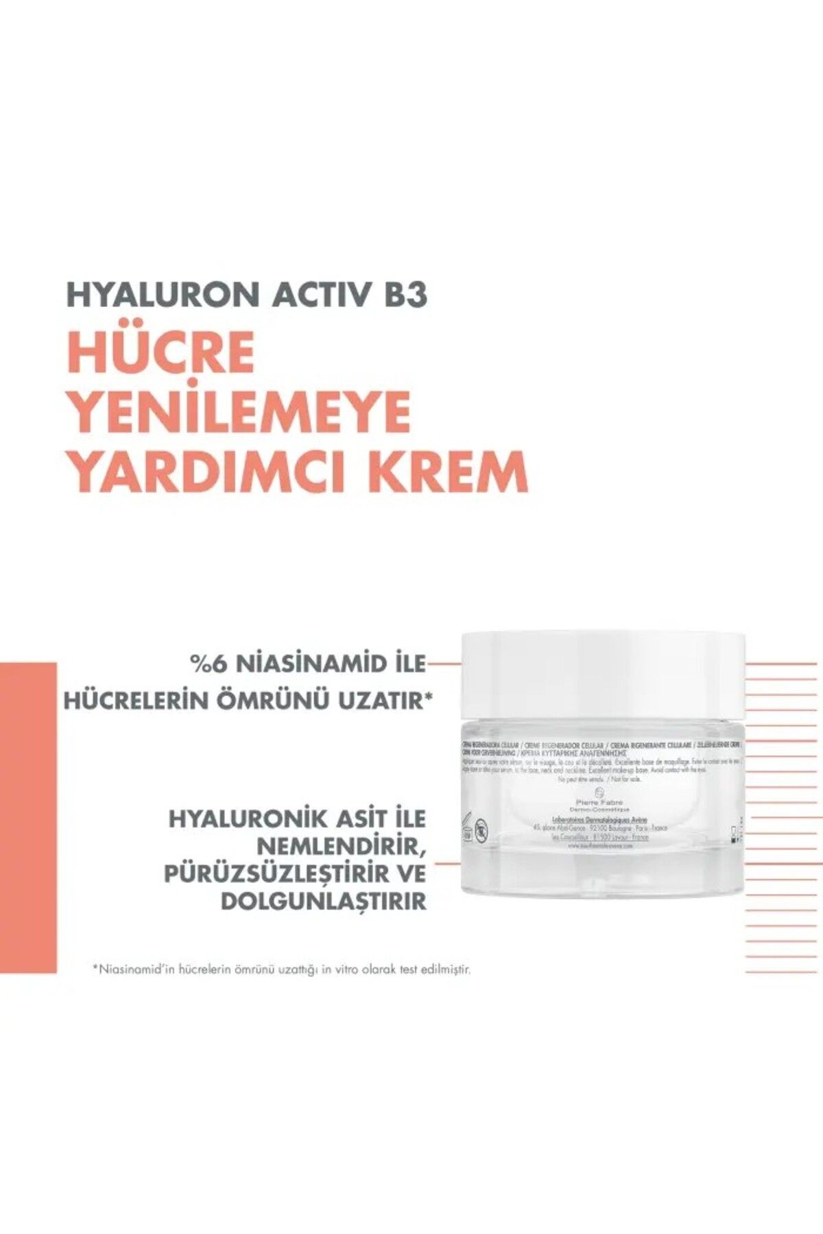 Hyaluron Activ B3 Hücre Yenilemeye Yardımcı Krem 50 ml