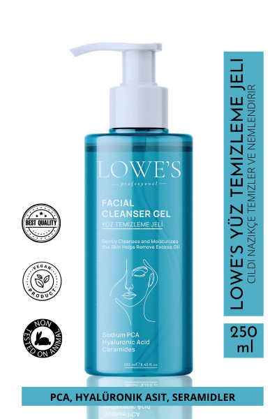 Sebum Dengeleyici ve Aydınlatıcı Seramid Etkili Yüz Yıkama Jeli 250 ml Sebum Dengeleyici ve Aydınlatıcı Seramid Etkili Yüz Yıkama Jeli 250 ml