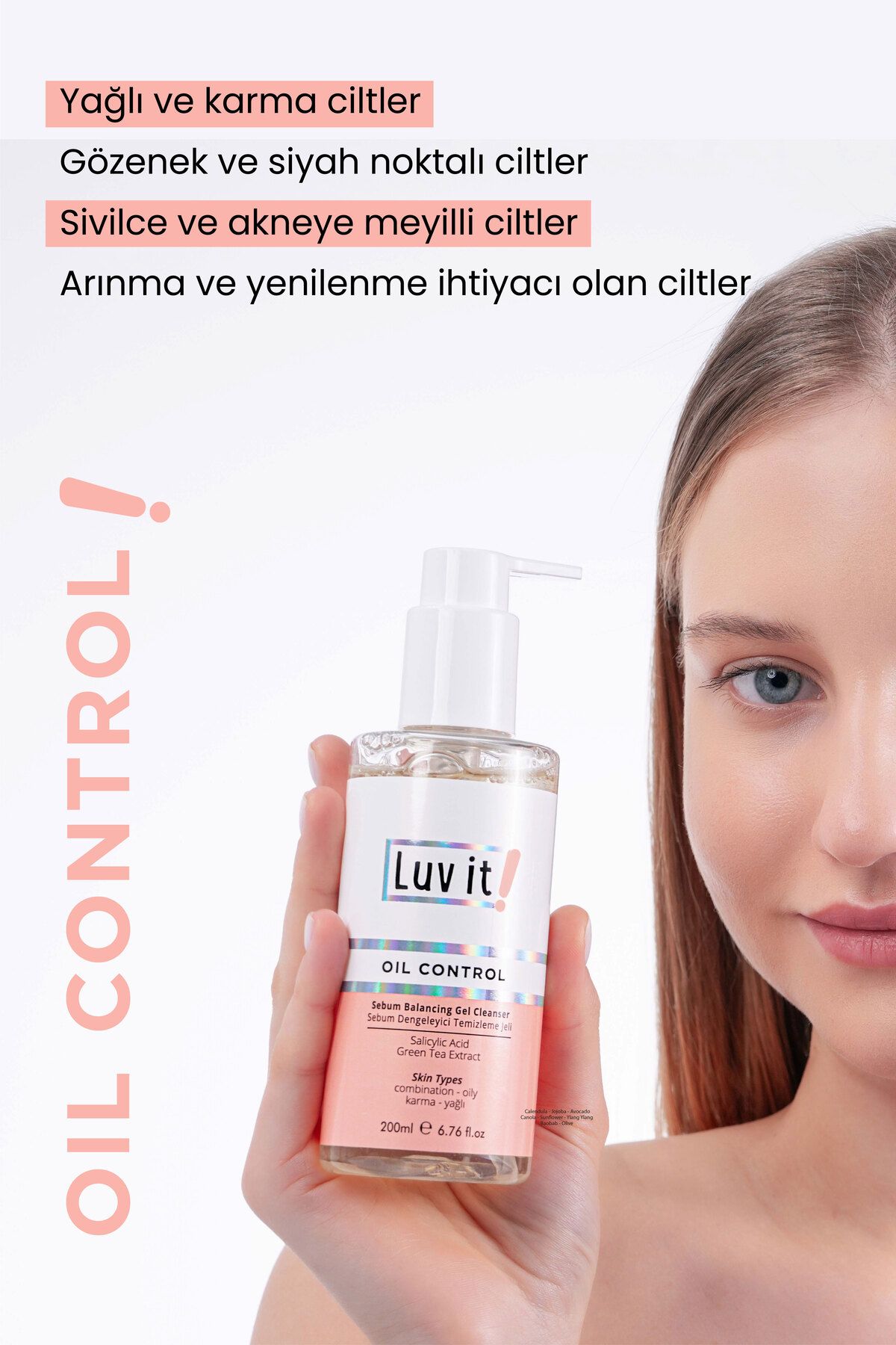 Sebum Dengeleyici Yüz Temizleme Jeli Karma Yağlı Ciltler 200 ml