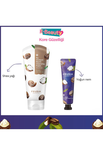 My Orchard Temizleme Köpüğü Shea Yağı 120 ml - El Kremi Shea Yağı 30g 2li Set My Orchard Temizleme Köpüğü Shea Yağı 120 ml - El Kremi Shea Yağı 30g 2li Set