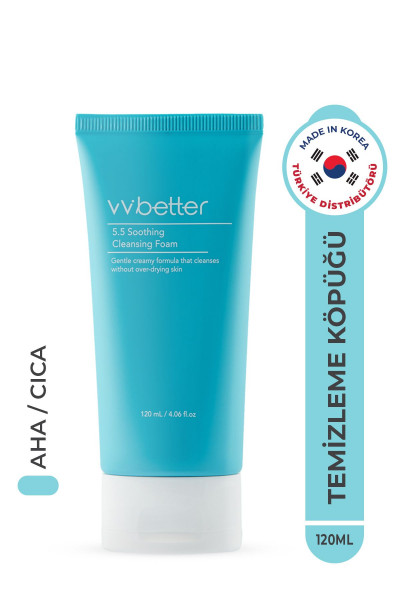 Kore Yatıştırıcı Temizleme Köpüğü Ph 5.5 – Sebum Dengeleyici & Cilt Bariyeri Destekleyici 120 ml Kore Yatıştırıcı Temizleme Köpüğü Ph 5.5 – Sebum Dengeleyici & Cilt Bariyeri Destekleyici 120 ml