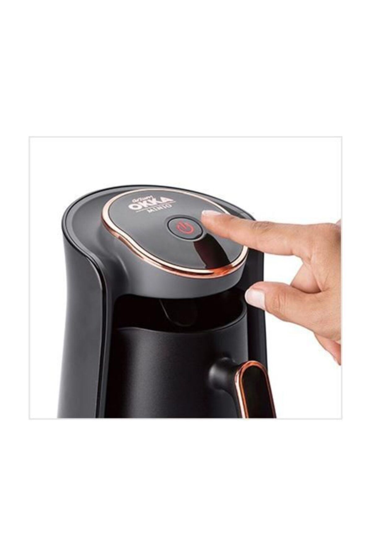 Ok004 Okka Minio Türk Kahve Makinesi Bakır 480 watt Ok004 Okka Minio Türk Kahve Makinesi Bakır 480 watt
