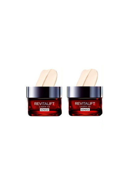 Revitalift Lazer X3 Yoğun Yaşlanma Karşıtı Gündüz Kremi X2 Adet Revitalift Lazer X3 Yoğun Yaşlanma Karşıtı Gündüz Kremi X2 Adet