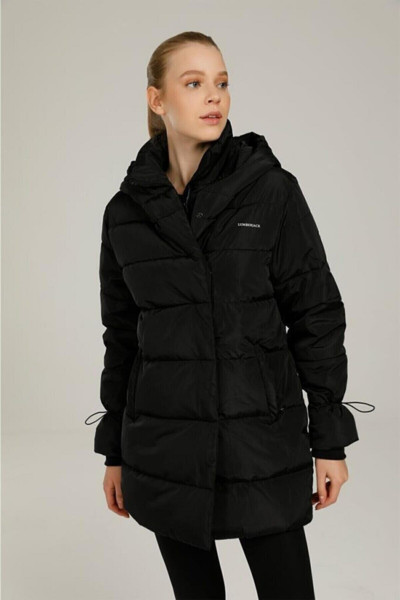 Kadın Uzun Mont Karina Sn36 Siyah/black 21w3200sn36