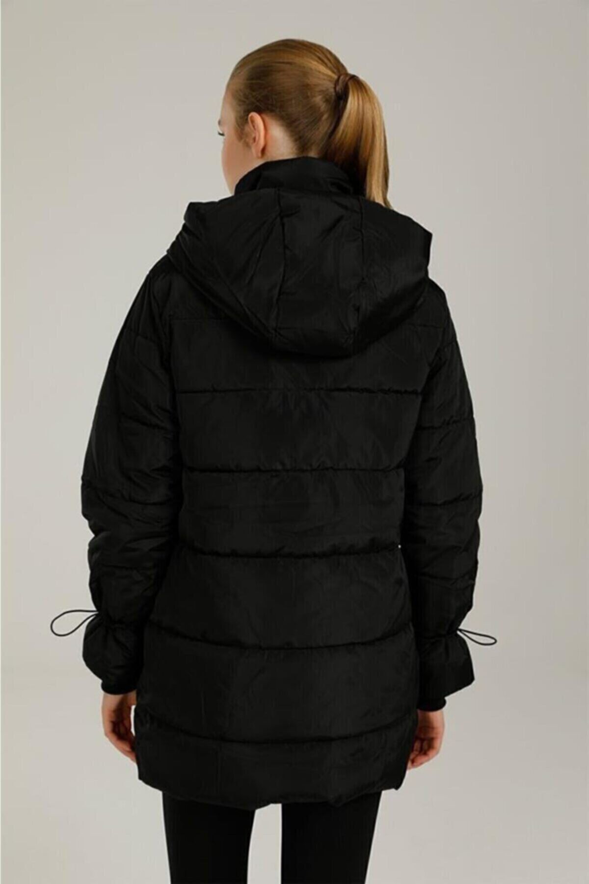 Kadın Uzun Mont Karina Sn36 Siyah/black 21w3200sn36