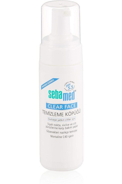Clear Face Sivilce Ve Akne Karşıtı Yüz Temizleyici Köpük 150 ml Clear Face Sivilce Ve Akne Karşıtı Yüz Temizleyici Köpük 150 ml